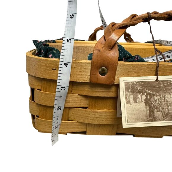 Peterboro Basket Buffet Server Divider Insert Liner Country Farmhouse Cottage - Picture 11 of 14